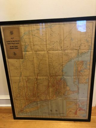 Map Of York Haven And Hartford Railroad Company And England