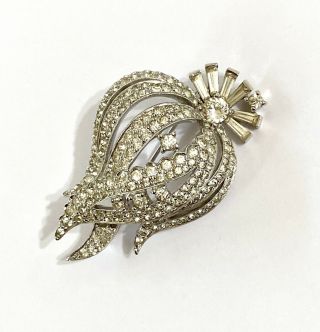 Vintage Gorgeous Art Deco Rhinestone " The Look Of Real " Jomaz Fruit Brooch Pin
