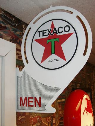 Texaco Star Mens - Womens 1930s - 1950s Era Nostalgic Restroom Signs
