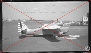 547 - B&w 616 Aircraft Negative - Grumman Oa - 9 Goose Ka7 Taken In 1940s