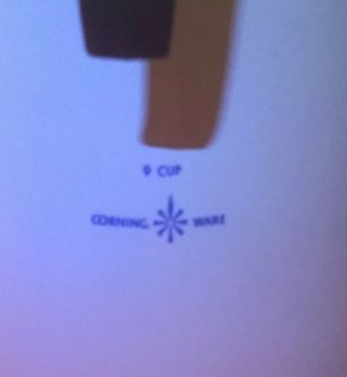 VINTAGE CORNING WARE BLUE CORNFLOWER STOVE TOP 9 CUP PERCOLATOR COFFEE POT EXC. 3