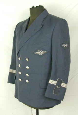 Vintage 1950/60 Belgian Belgique Air Force Aviation Pilot Tunic Jacket