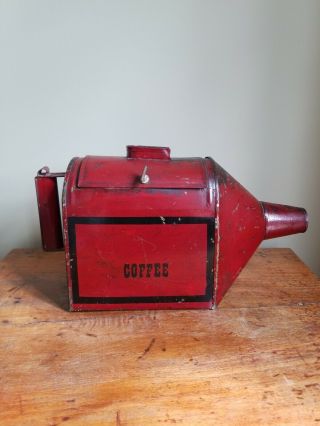 Antique English Coffee Bean Dispenser,  Late 19th Century.