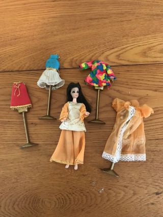 Vintage Topper Dawn Doll “angie” And Clothes