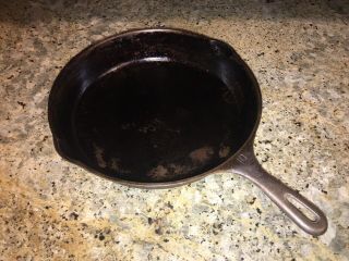 Vintage Cast Iron 11 3/4 Inch Wide Skillet.  Made In United States