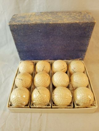 Vintage Army Navy Country Club Box 4 Sleeves 12 Golf Balls