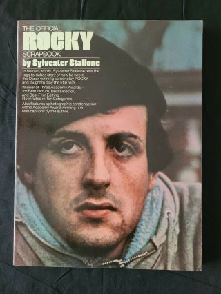 Vtg.  1977 The Official Rocky Scrapbook Sylvester Stallone Boxing Movie