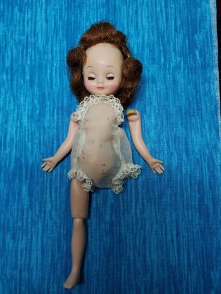 Vintage 8” American Character Betsy Mccall Doll Rose Chemise Needs Tlc