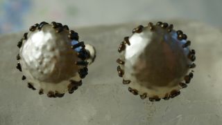 Miriam Haskell Vintage Faux Baroque Pearl Screw Clip On Earrings Pat 2400513