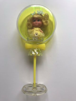 Vintage Little Kiddle Lolli Lemon Lollipop Doll Sweet Treat Yellow Kiddle