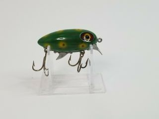 Vintage Clark Water Scout Wood Fishing Lure - Frog Spot Finish?