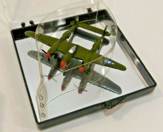 PARAD ' AIR 1/250 Metal Model Lockheed P 38 Lightning Ref 012 Mirror Display Box 3