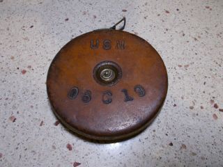Vintage United States Navy (usn) Leather Case 100 