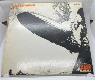 Vintage Classic Rock 1969 Led Zeppelin Self Titled Atlantic Sd - 8216 Vinyl Lp