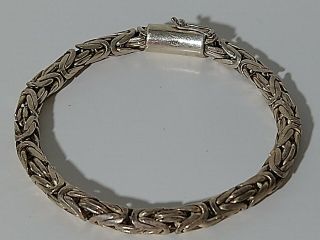 Vintage Sterling Silver Bracelet 1.  7 Oz