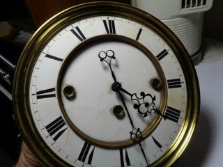Antique 3 Weight - Vienna Regulator Clock Movement - Ca.  1880 - To Restore - K923