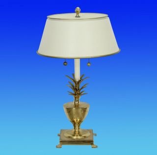 Vintage Brass Pineapple Table Lamp,  Mid Century Pineapple Lamp,  Brass Lamp