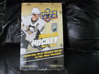 2008 - 09 Upper Deck Series 1 Hockey Factory Box (s) 24 Packs 8 Cards