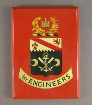 Vintage 1st Engineers Lacquer Wall Plaque Henry Potter & Co London 2