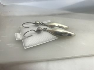 Taxco Mexico Vintage Solid Sterling Silver 925 Earrings 10.  3 grams 2