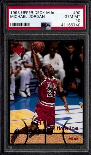 1998 - 99 Upper Deck Mjx Michael Jordan 90 Chicago Bulls Psa 10
