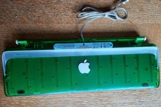 Vintage Apple Keyboard 1998 Usb Wired Green M2452 -