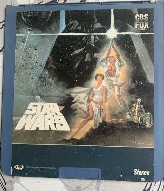 STAR WARS & EMPIRE STRIKES BACK - Vintage CED Video Discs / Laserdiscs 2