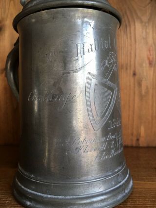 1864 Balliol College Oxford Rowing Tankard trophy,  trophies,  loving cup,  rowing 2