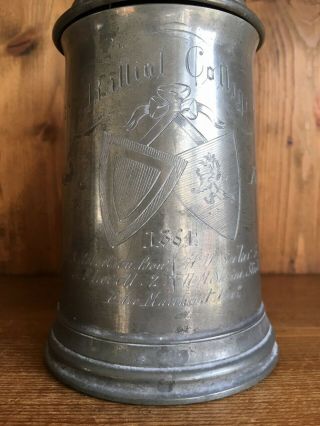 1864 Balliol College Oxford Rowing Tankard trophy,  trophies,  loving cup,  rowing 3