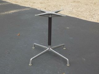 Authentic Herman Miller Charles Eames Aluminum Group Universal Table Base