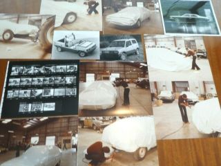 Numerous Photos From Historic Delorean Files (not Photos Of The Delorean Car)