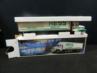 Vintage 1987 Hess Truck Toy Semi Truck Tractor Trailer Box W/ Inserts