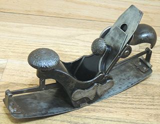 Type 1 1877 - 1880 Stanley No.  113 Circular Compass Plane - Antique Hand Tool
