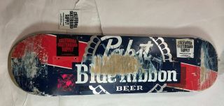 Santa Cruz Pabst Blue Ribbon Beer Skateboard Deck - Size 8 " X 32 "