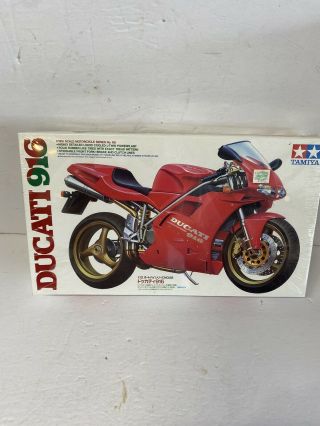 Vintage Ducati 916 Tamiya Motorcycle Kit Factory 1/12 Scale