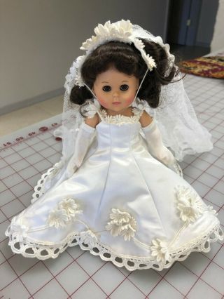 Vintage 8 " Vogue Ginny Doll Wedding Outfit,  Box,  Plus 8 Extra Outfit,  C