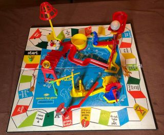 Vintage 1963 Mouse Trap Board Game Complete Except For Box