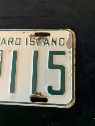 1955 Prince Edward Island License Plate 11 115 2