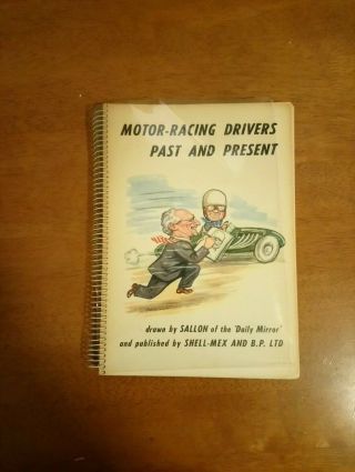 Sallon Motor Racing Drivers Past And Present Caricature Book