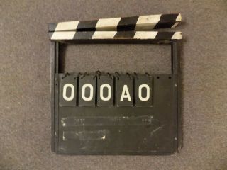 Vintage Hollywood Movie Studio Clap Board Prop