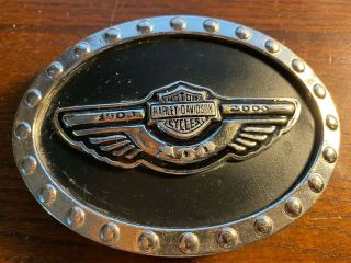 Harley Davidson 100th Anniversary Belt Buckle 2003