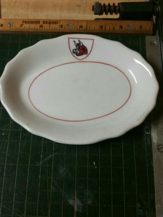 Vintage Pa Red Bull Inn Jackson China Restaurant Ware Small Plate