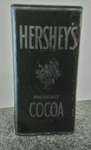 Vintage Hershey’s Breakfast Cocoa 1 Lb Tin