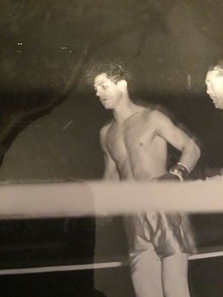 Vintage Boxing Photos Art Aragon vs Enrique Bolanos Olympic Auditorium 1950 2