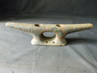 Large Antique Dock Cleat 18 " Long Nautical Decor Boat Ship 20lbs