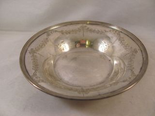 Antique.  925 Sterling Silver Stieff Engraved Bridal Bowl 065 1931 6 In 111g