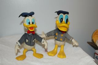 Vintage Donald Duck (2) Toy Dolls R.  Dakin & Co. ,  Walt Disney Productions