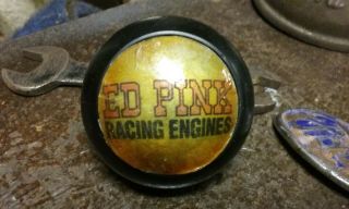 Ed Pink Racing Engines Shift Knob Vintage 1970 