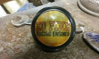 Ed Pink Racing engines shift knob vintage 1970 ' s NHRA drag racing hemi Funny car 2