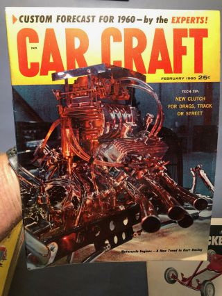 VINTAGE CAR CRAFT MAGAZINES 1960 (12) A YEAR LARGE STORED 60 YRS 3